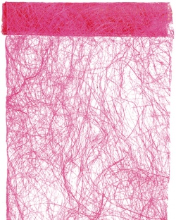 Abaka - lýkové vlákno na stůl tmavě růžová