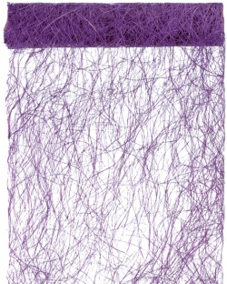 Abaka- lýkové vlákno na stůl tmavě fialová