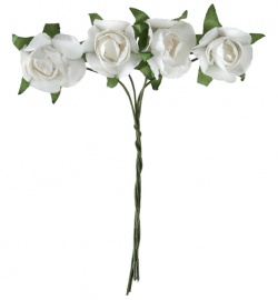 Pugét bílých růží dekorace