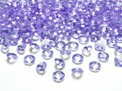 Lila diamanty konfety 