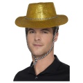 Zlatý kovbojský klobouk