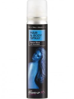 Barevný UV sprej - modrý