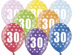 Balónek 30 - 6 kusů