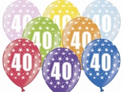 Balónek 40 - 6 kusů