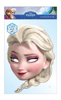 Papírová maska Elsa z Frozen