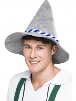 Tyrolský klobouk - světle šedý