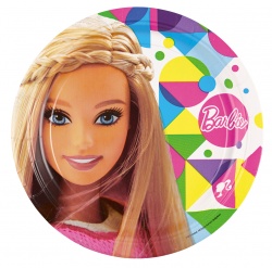 Talíře Barbie (8 ks)