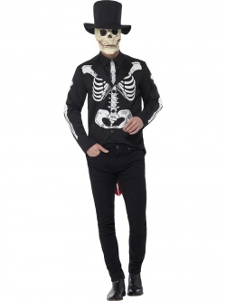 Kostým Mrtvý Seňor Bones deluxe