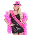Růžový klobouk Party girl