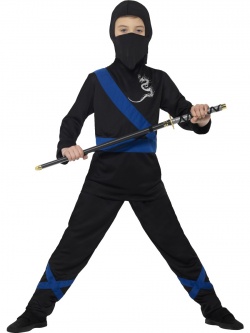 Dětský kostým Ninja černý