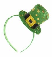 Čelenka s mini kloboučkem St. Patrik