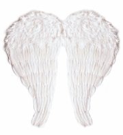 Bílá ohebná maxi křídla