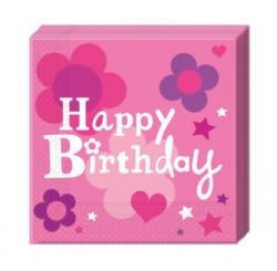 Ubrousky Happy Birthday girl
