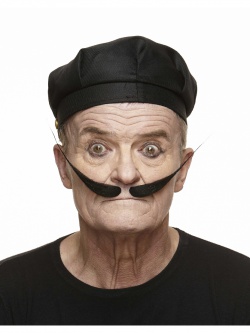 Černý knírek Umělec