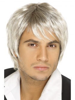 Pánská paruka Boy band blond