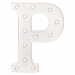 Svítící písmeno " P "
