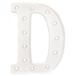 Svítící písmeno " D "