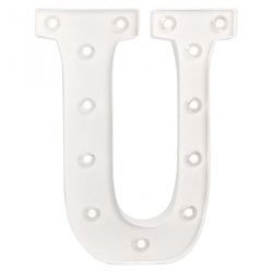 Svítící písmeno " U "