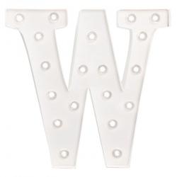 Svítící písmeno " W "