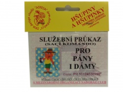 Služební průkaz - Sací komando