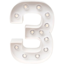 Svítící číslice " 3 "