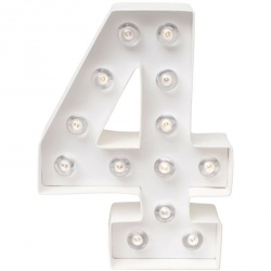 Svítící číslice " 4 "