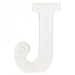 Svítící písmeno " J "