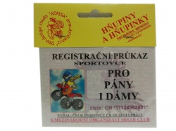 Služební průkaz - Pro sportovce