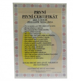 Pivní certifikát