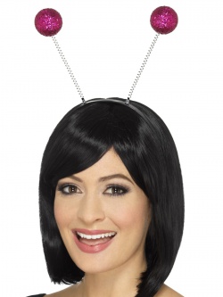 Čelenka Disco koule růžová