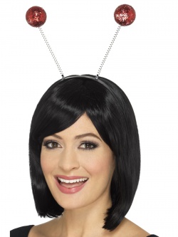 Čelenka Disco koule červená