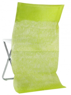 Zelenkavý přehoz na židli sada
