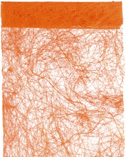 Abaka- lýkové vlákno na stůl oranžová