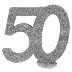 Stříbrné narozeninové číslo 50