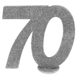 Stříbrné narozeninové číslo 70