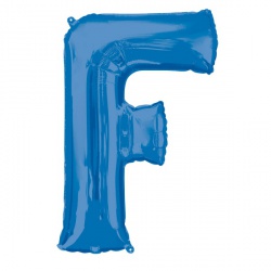 Modrý fóliový balónek F