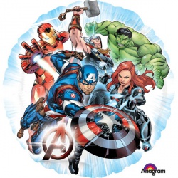 Kulatý fóliový balónek Avengers