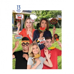 Fotobox zahradní párty BBQ