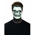 Bílá latexová zombie maska