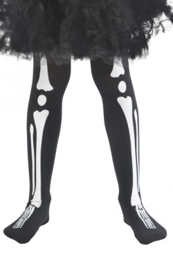 Dětské punčocháče Skeleton