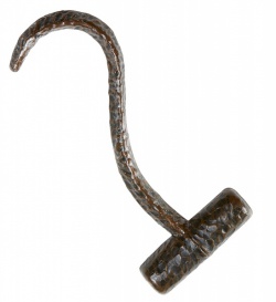 Hnědý hák 25 cm