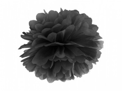 Pom pom černý 35cm