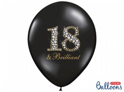 Černý balónek 18
