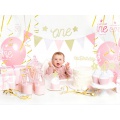 Zlatá girlanda 1st Birthday