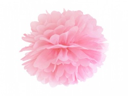 Světle růžový pompom