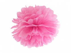 Růžový pompom