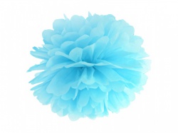 Světle modrý pompom II