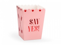 Boxík na popcorn sv. Valentýn sada
