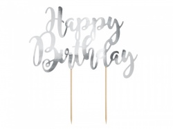 Stříbrný zápich Happy Birthday
