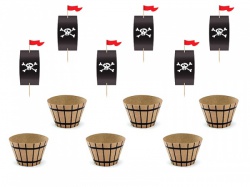 Pirátský cupcake sada